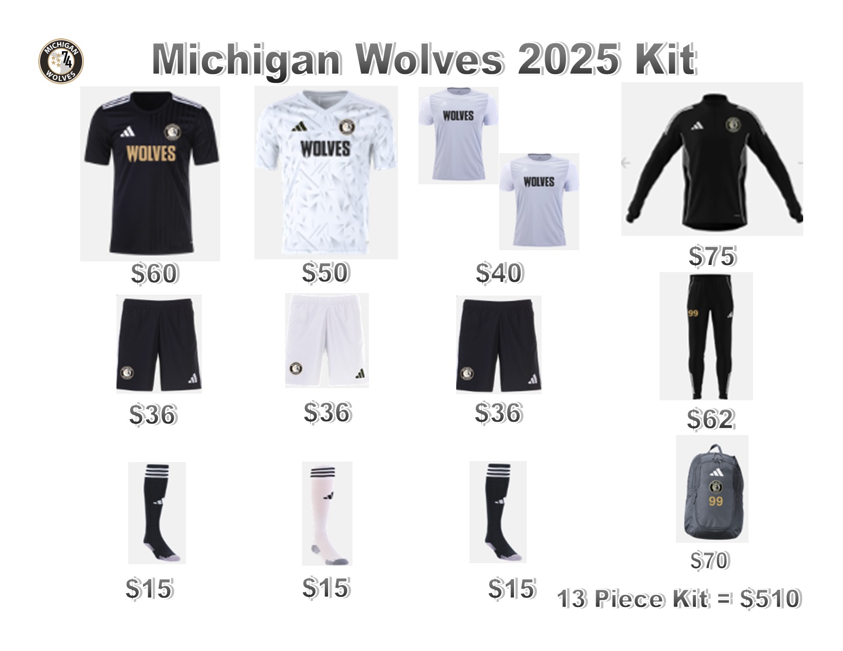 2025 Player Uniform Kit 2025 Player Uniform Kit
