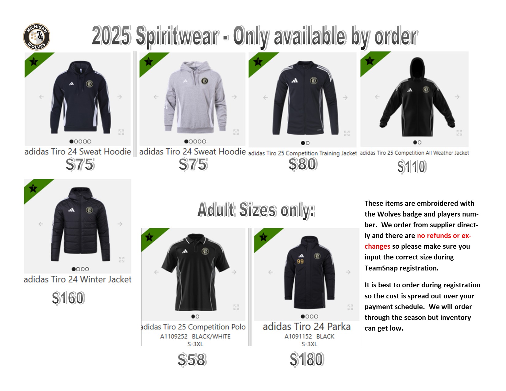 2025 Spiritwear Options 2025 Spiritwear Options